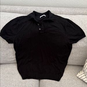 Zara Black Polo Shirt